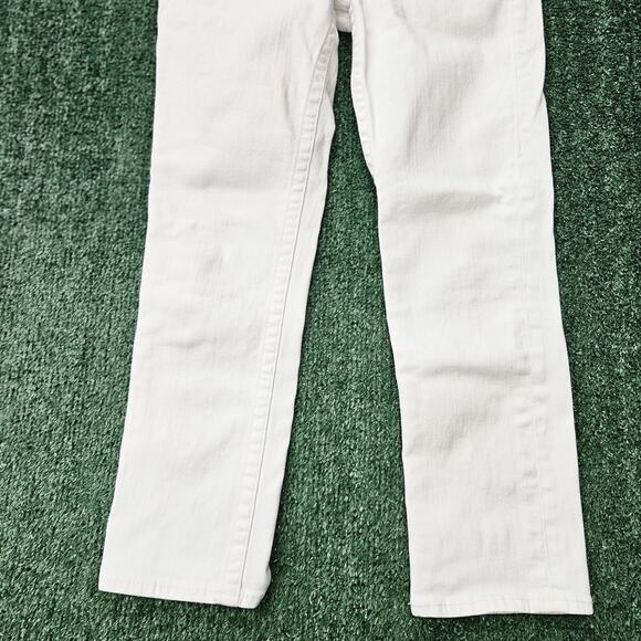 True Religion Women's Size 27 White Lizzy Denim Summer Cropped Jeans - Picture 9 of 16